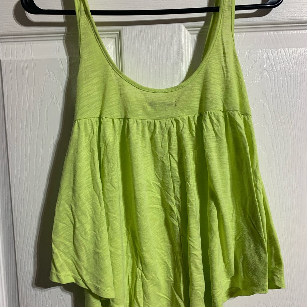 American Eagle Outfitters Green Relaxed Tank Top
